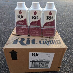 Case of Rit Dye Wine Color